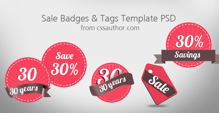 Free Sales Tags Template