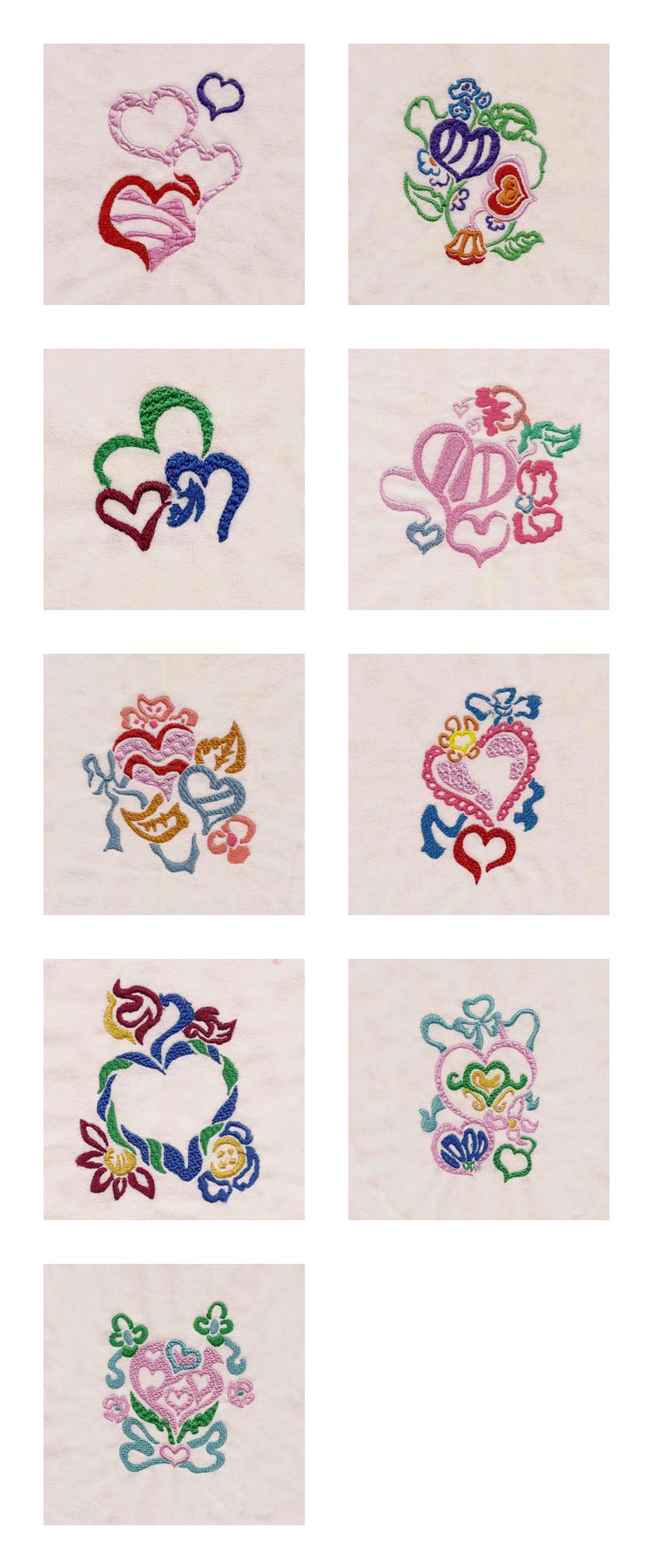 Free Valentine Machine Embroidery Designs