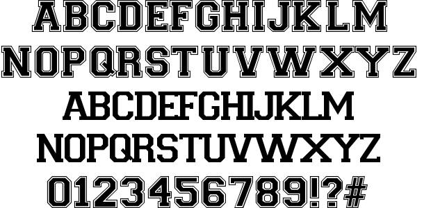 Free Varsity Font