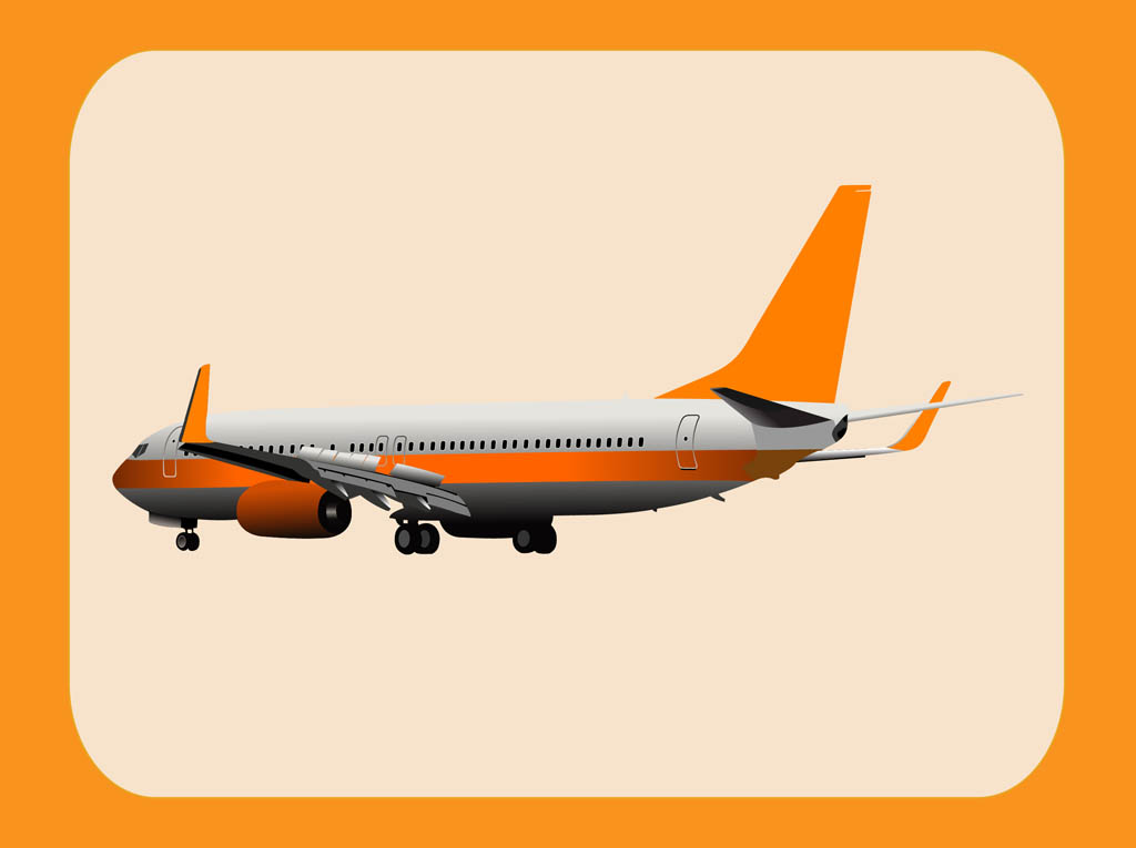 Free Vector Airplane Graphic