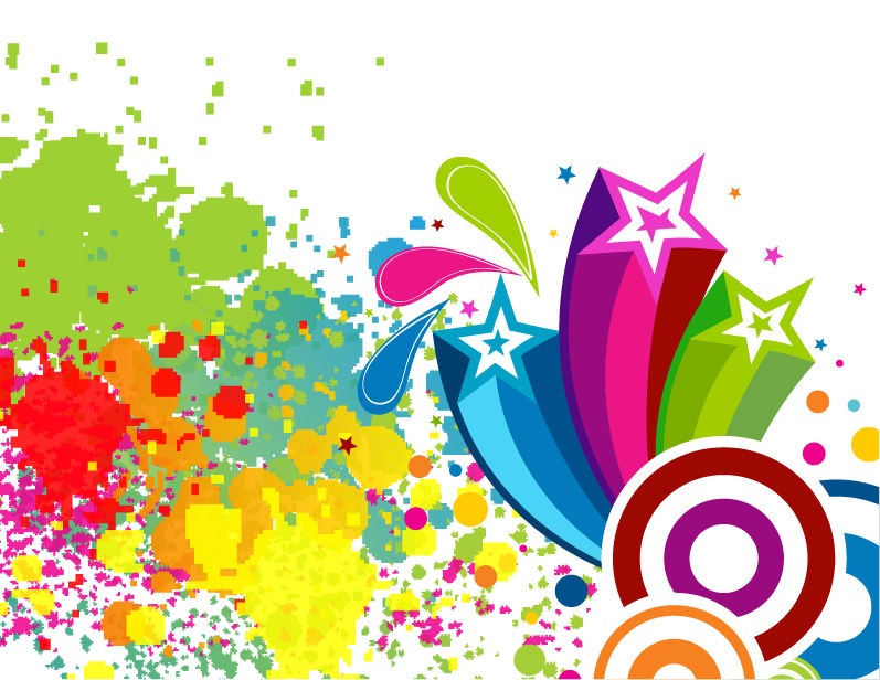 18 Free Colorful Vector Graphics Images