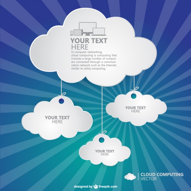 Free Vector Cloud Computing Free Vector Cloud Computing