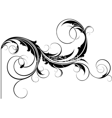 Free Vector Flourish Corner