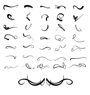 Free Vector Flourish Designs