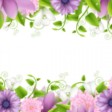 Free Vector Flower Borders