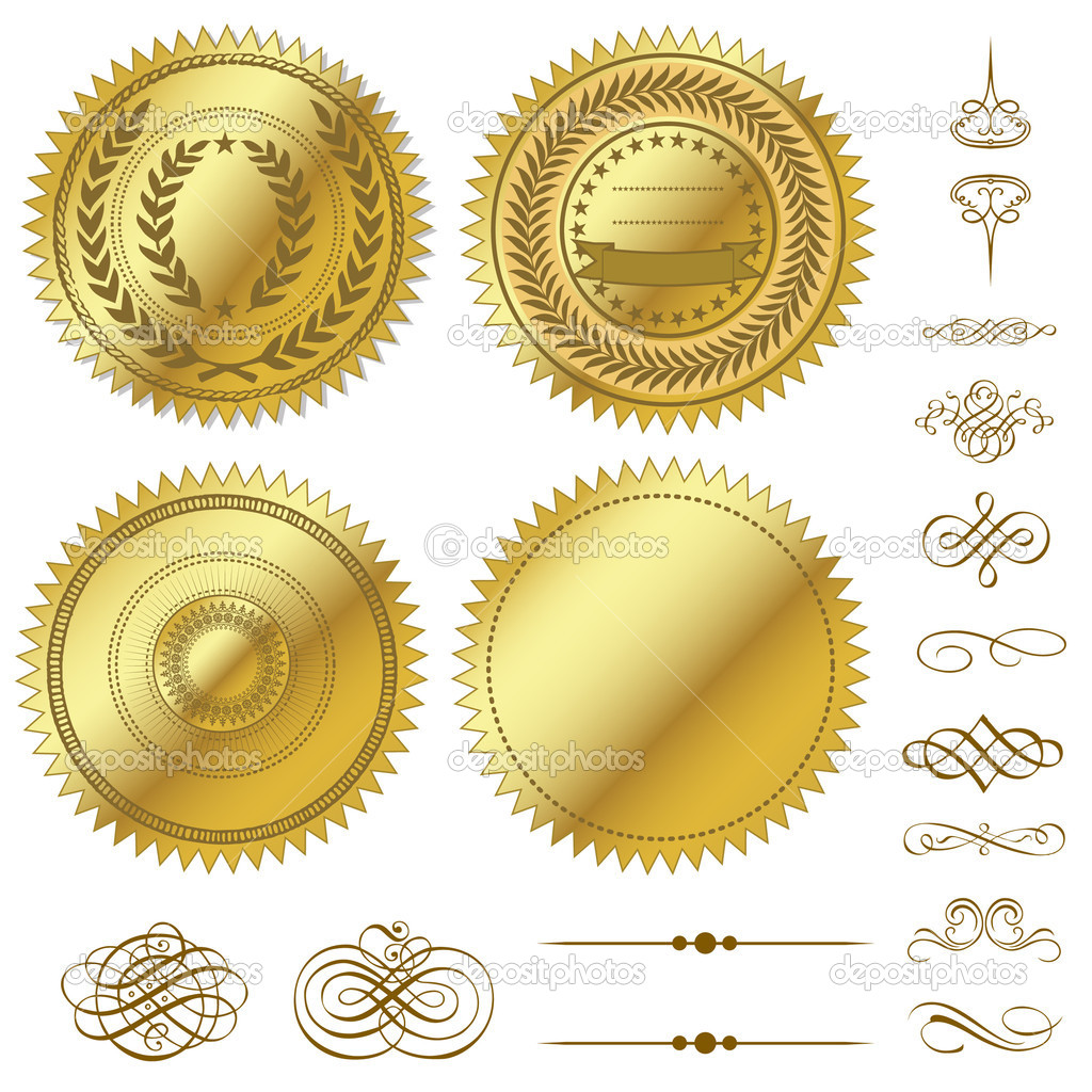 Free Vector Gold Seal