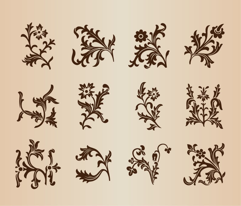Free Vintage Floral Pattern Design