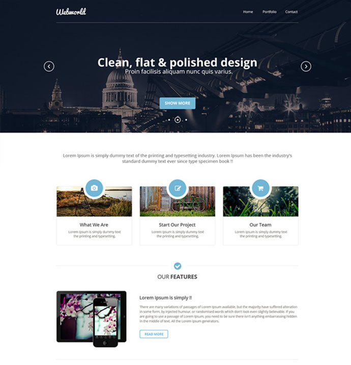 Free Website Design Templates