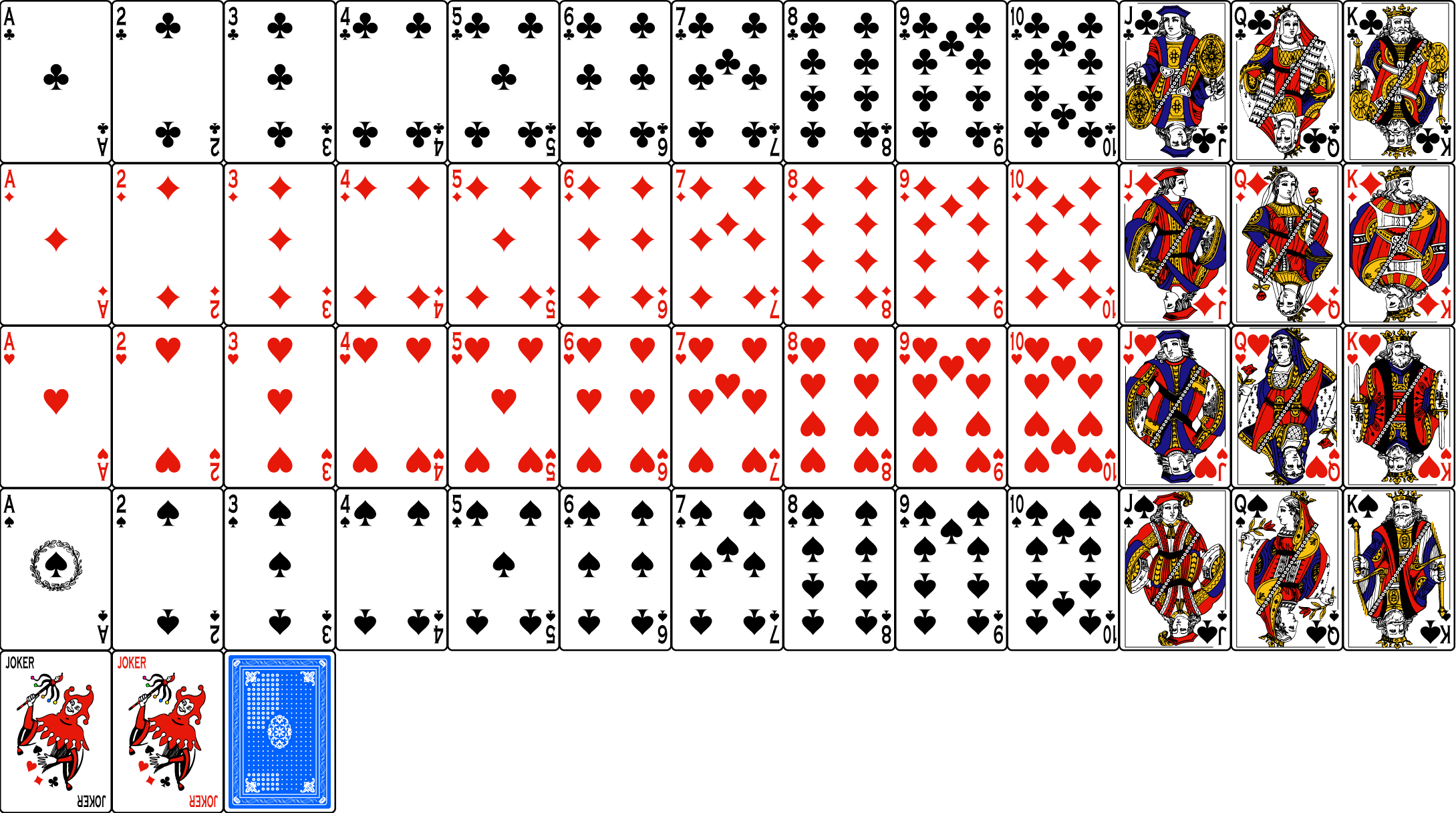 Full Deck of Playing Cards Full Deck of Playing Cards
