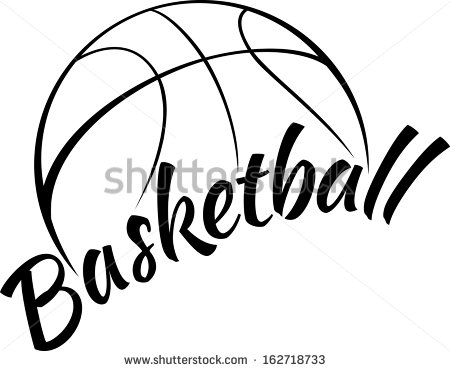 basketball clip outline vector fun newdesignfile via