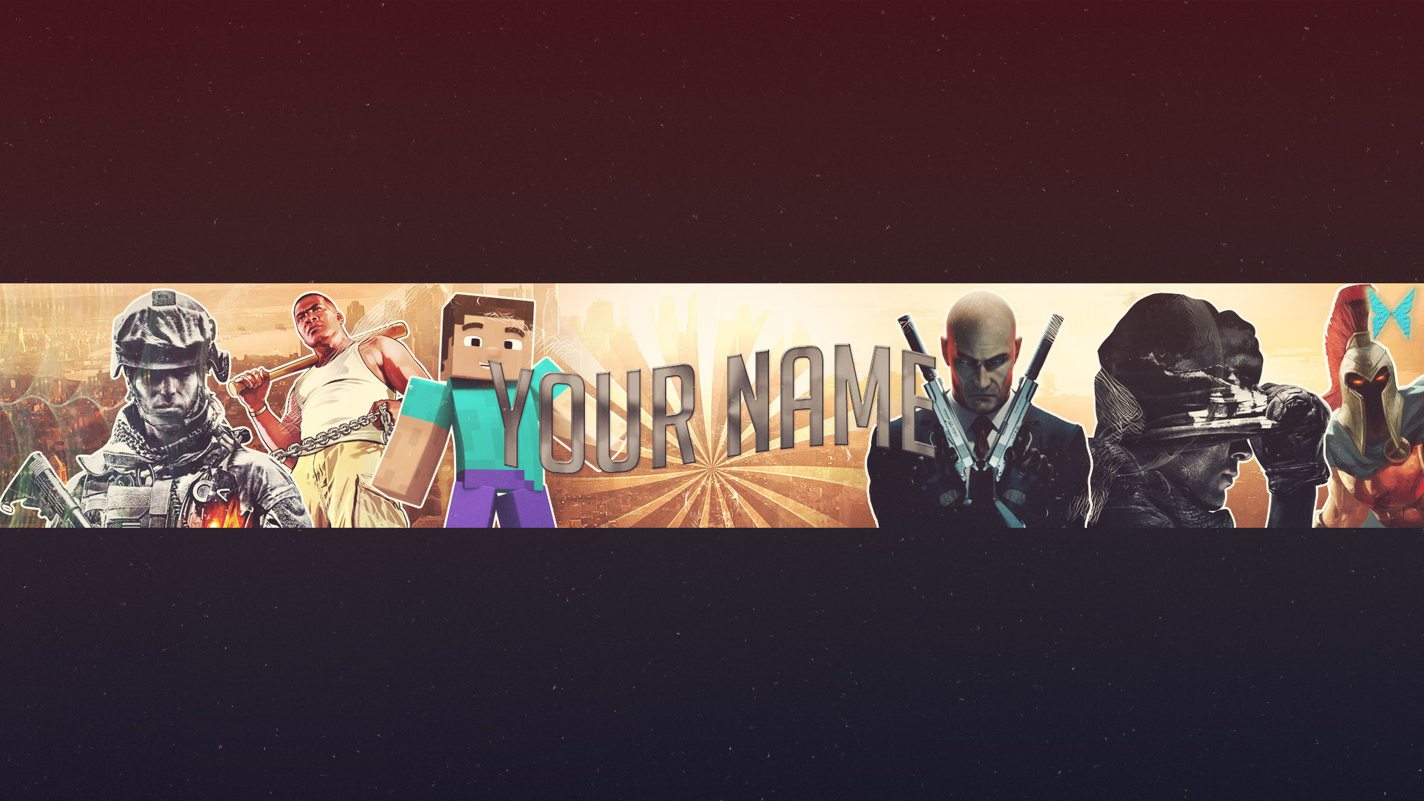 Gaming YouTube Banner Template