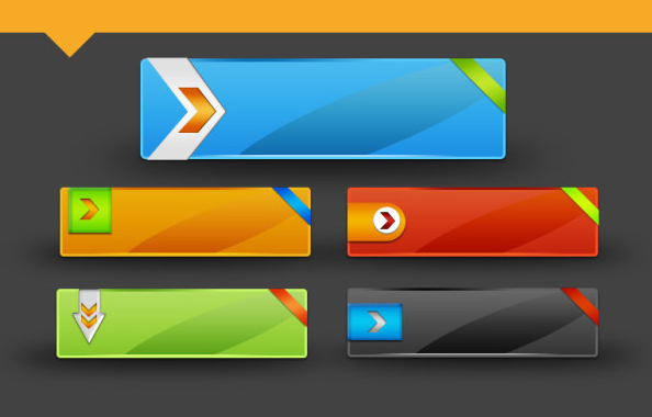 Glass Button PSD Glass Button PSD