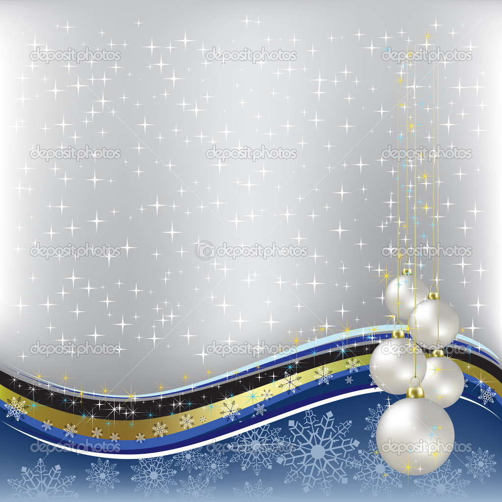 Gold and Silver Christmas Backgrounds