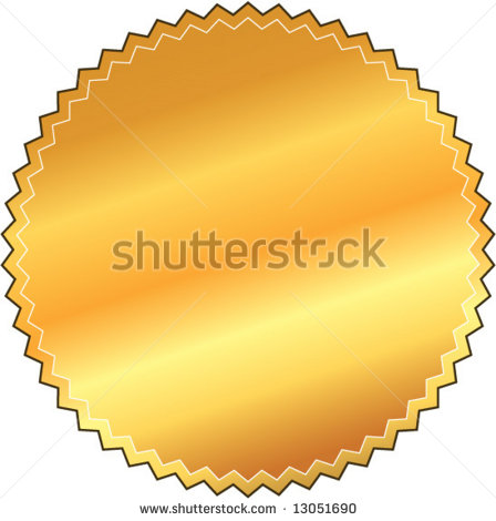 Gold Seal Vector