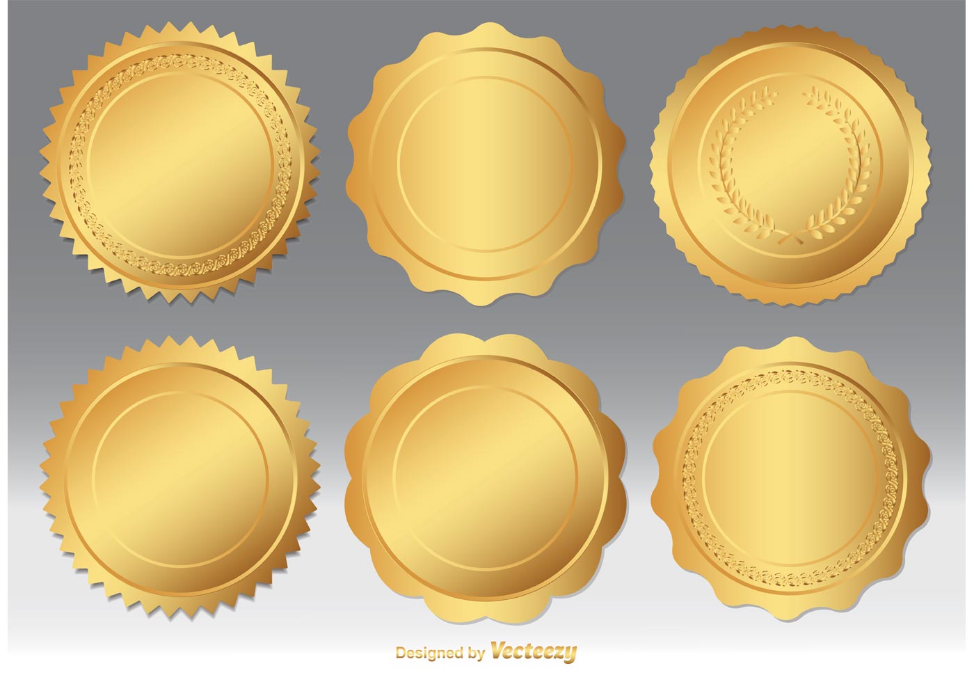 Gold Seal Vector