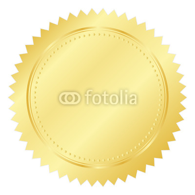 Gold Seal Vector