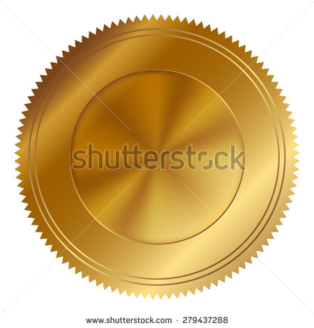 Gold Seal Vector