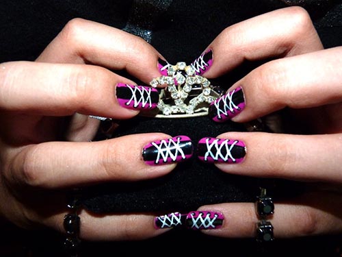 Gothic Nail Art Designs