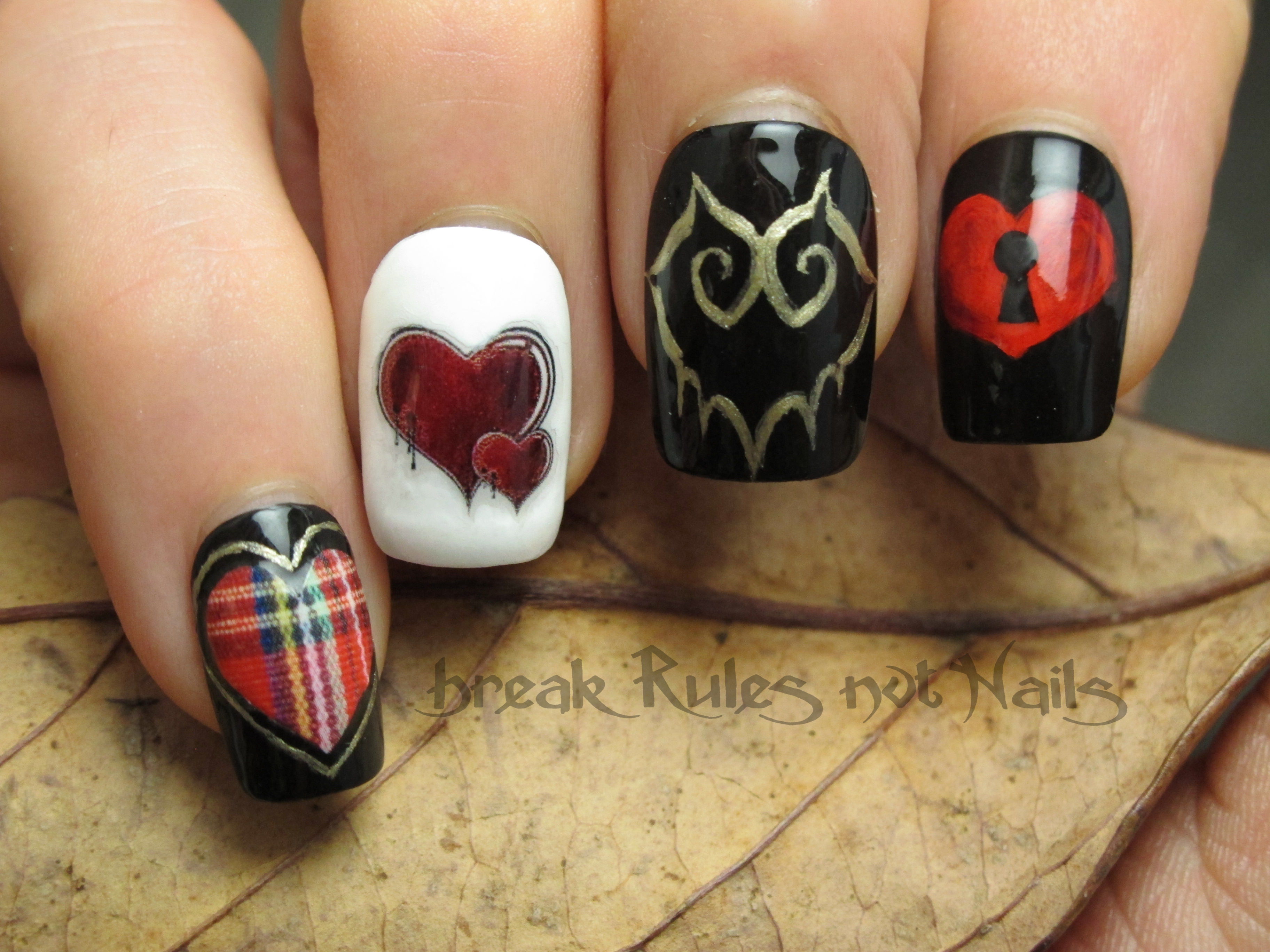 Gothic Nail Art Designs