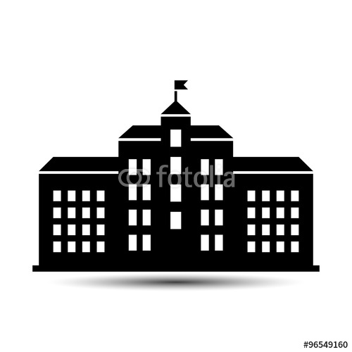 Government Building Icon Vector Free