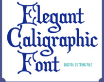 Graceful Monogram Font Design