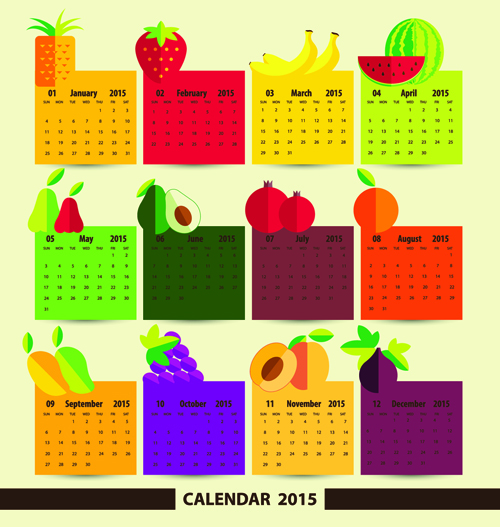 Graphic 2015 Calendar