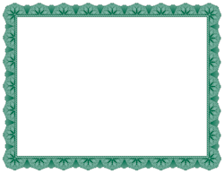 Green Certificate Border Clip Art