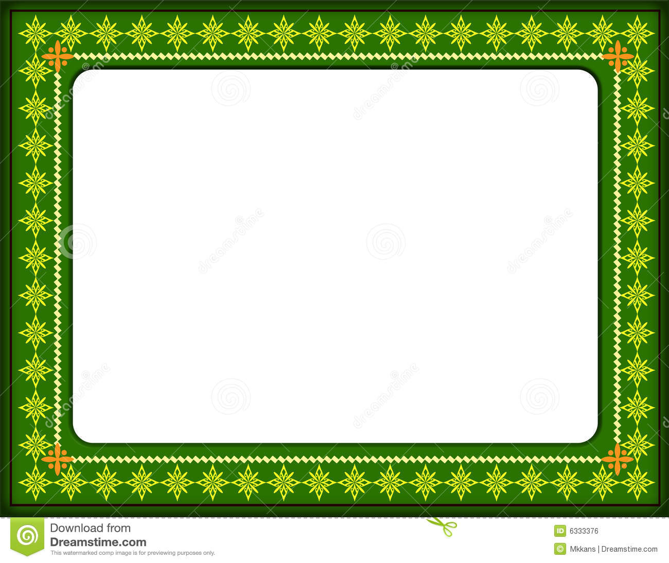 Green Certificate Border