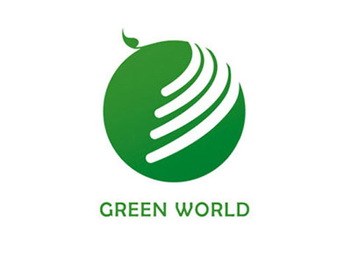 Green World Logos Designs
