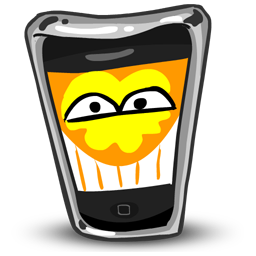 Happy Cell Phone Icon