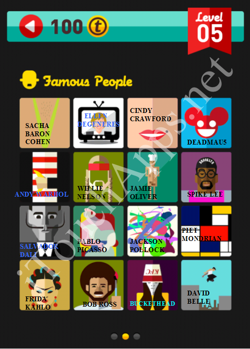 Icon Pop Quiz Famous People Level-5