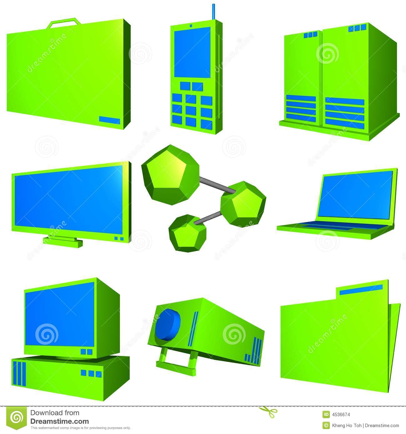 Information Technology Icon Set