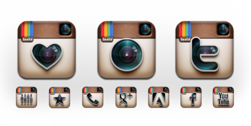 14 Instagram Frame Template PSD Images