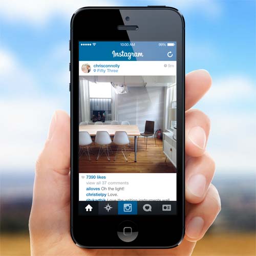 Instagram PSD Template Instagram PSD Template