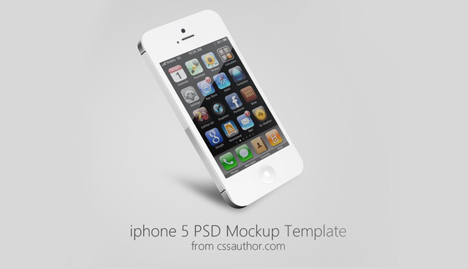 iPhone 5 Mockup Psd Free iPhone 5 Mockup Psd Free