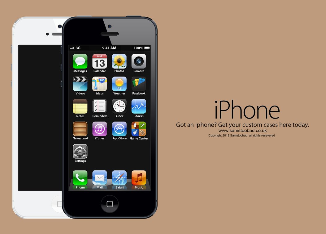 iPhone 5 Mockup PSD