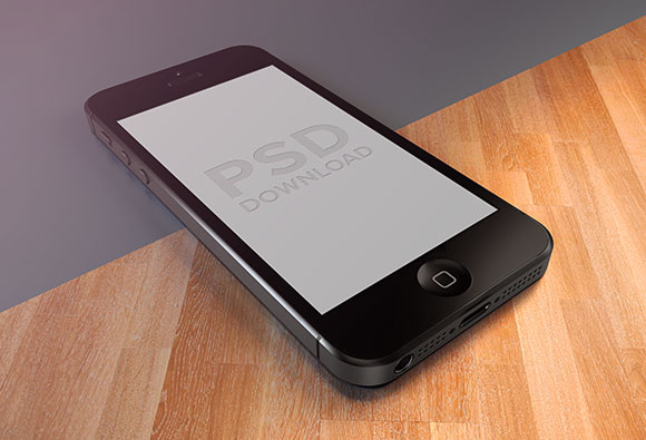 iPhone 5 Mockup PSD