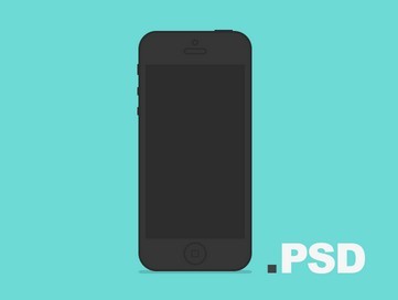 iPhone 5 Mockup PSD