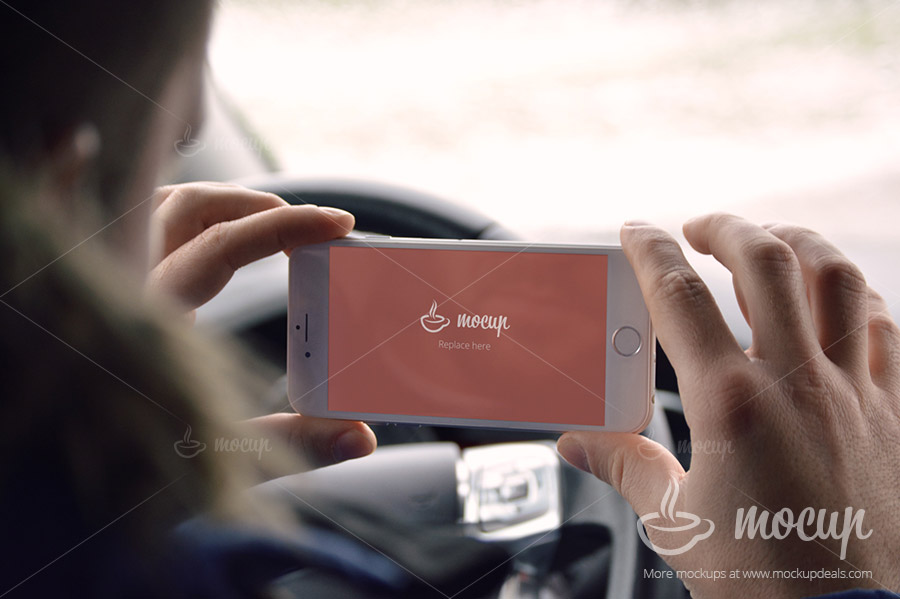 iPhone 6 Hand Mockup PSD iPhone 6 Hand Mockup PSD