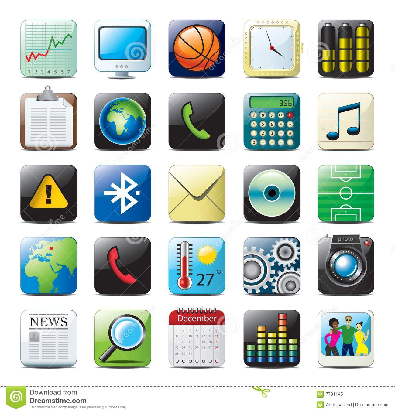 iPhone Phone Icon Vector