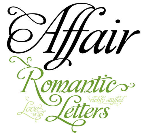 Letter Fancy Script Fonts