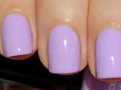 Light Purple Nail Color