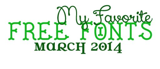 March Fonts
