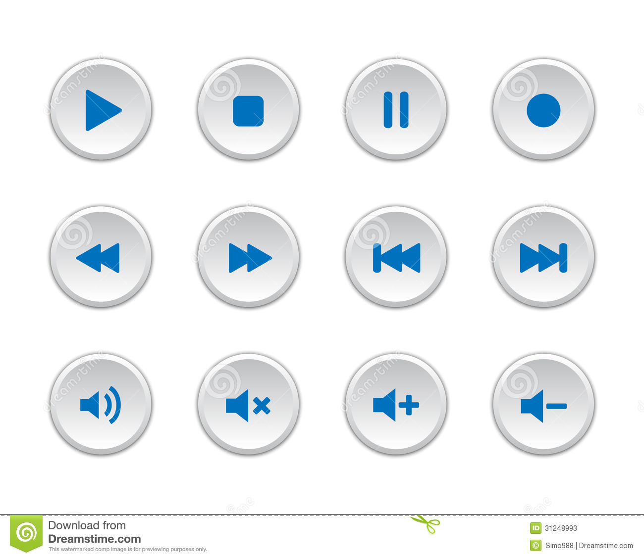 Media Player Buttons