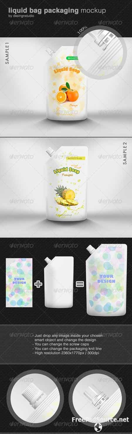 Mock Up Packaging Bag