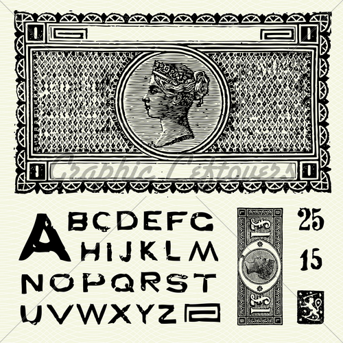 Old Currency Font