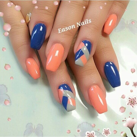 Orange Nail Designs