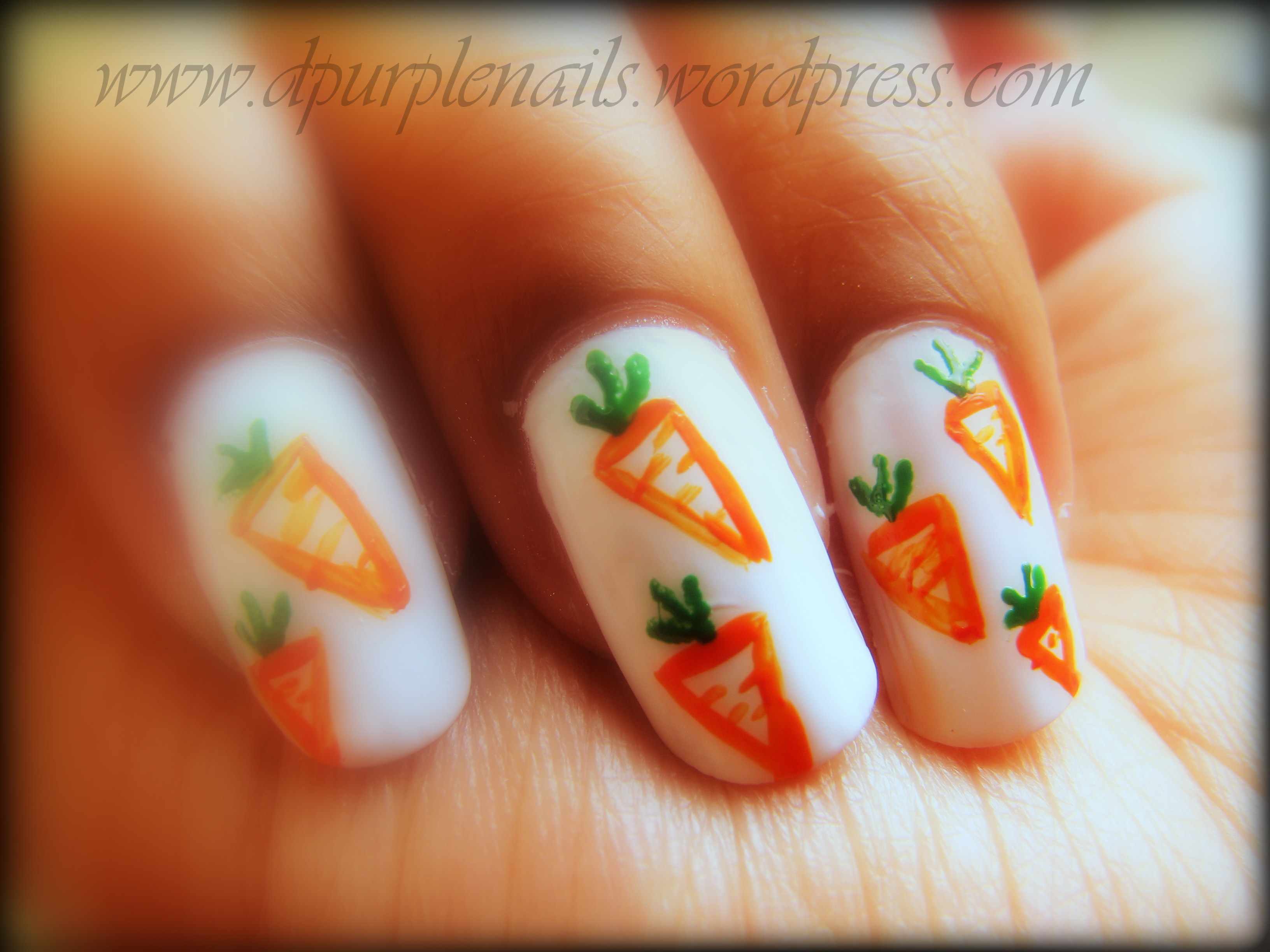 Orange Nail Designs