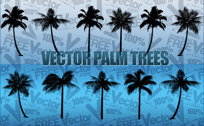 Palm Tree Vector Free