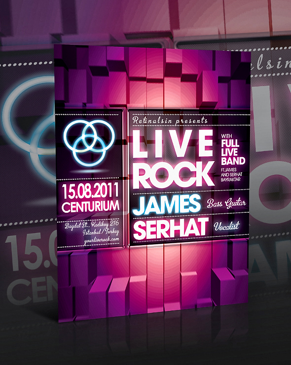 Photoshop Band Flyer Template